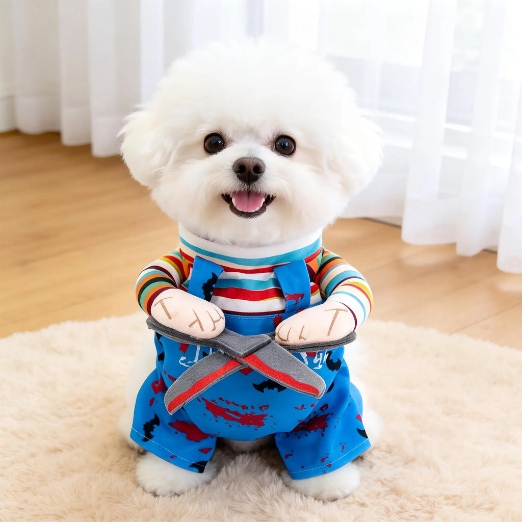 Cross-border Polyester Pet Clothing Funny Dagger-transforming Costume Halloween Pet Supplies Small Dogs Dog Clothes Fall Winter