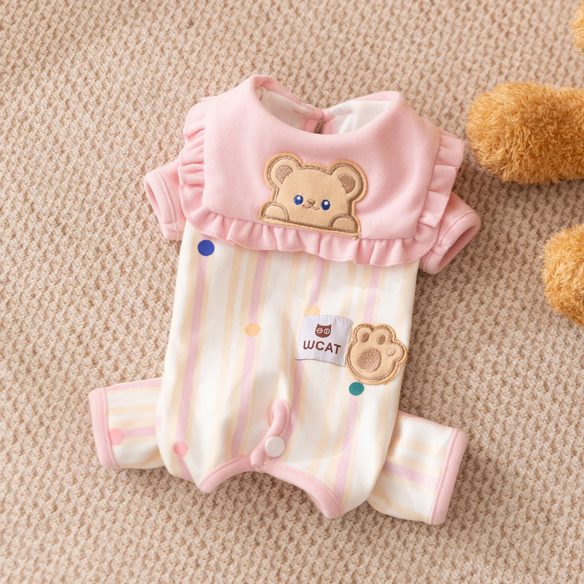 Autumn and winter cat clothes made of soft and warm fleece prevent cold Devon cat and hairless pet clothes for cat