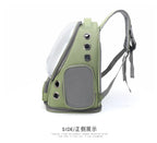 Portable Eco-friendly Oxford Zipper Space Capsule Backpack Transparent Cover Dual Shoulder Pet Bag Outdoor