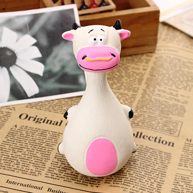Pet Funny Bite-Resistant Latex Dog Chew Toys Cat Dog Toys Dog Vocalization Training Indoor Interactive Puppy Molar Toys