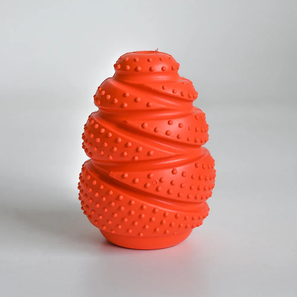 Convex Point Hand Grenade Rubber Leakage Silicone Toy Pet Dog Leakage Puzzle Tooth Cleaning Bite Resistant Interactive Toy