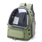 Portable Eco-friendly Oxford Zipper Space Capsule Backpack Transparent Cover Dual Shoulder Pet Bag Outdoor