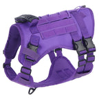 Large Pet Towing Rope Outdoor Towing Harness Explosion Proof Punching Handle Chest Harness Adjustable Mesh Size