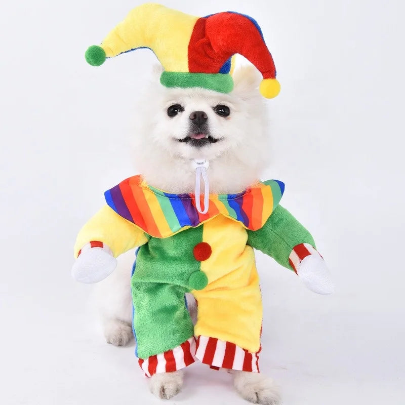 Best Selling Funny Halloween/Christmas Fun Dog Suit Funny Knife-themed Dress Pets Small Size XL Winter Polyester Modern Shirt