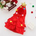 Luxury Christmas Pet Dog Cape Cute Festival Puppy Costume Soft Fabric Eco-Friendly Holiday Party Outfit for Small Medium Dogs