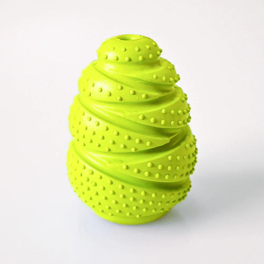 Convex Point Hand Grenade Rubber Leakage Silicone Toy Pet Dog Leakage Puzzle Tooth Cleaning Bite Resistant Interactive Toy