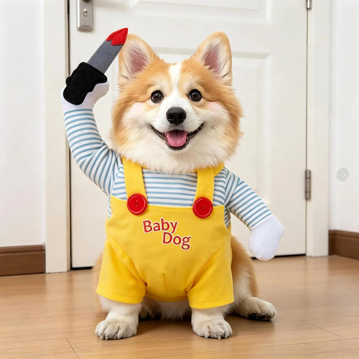 Cross-border Polyester Pet Clothing Funny Dagger-transforming Costume Halloween Pet Supplies Small Dogs Dog Clothes Fall Winter