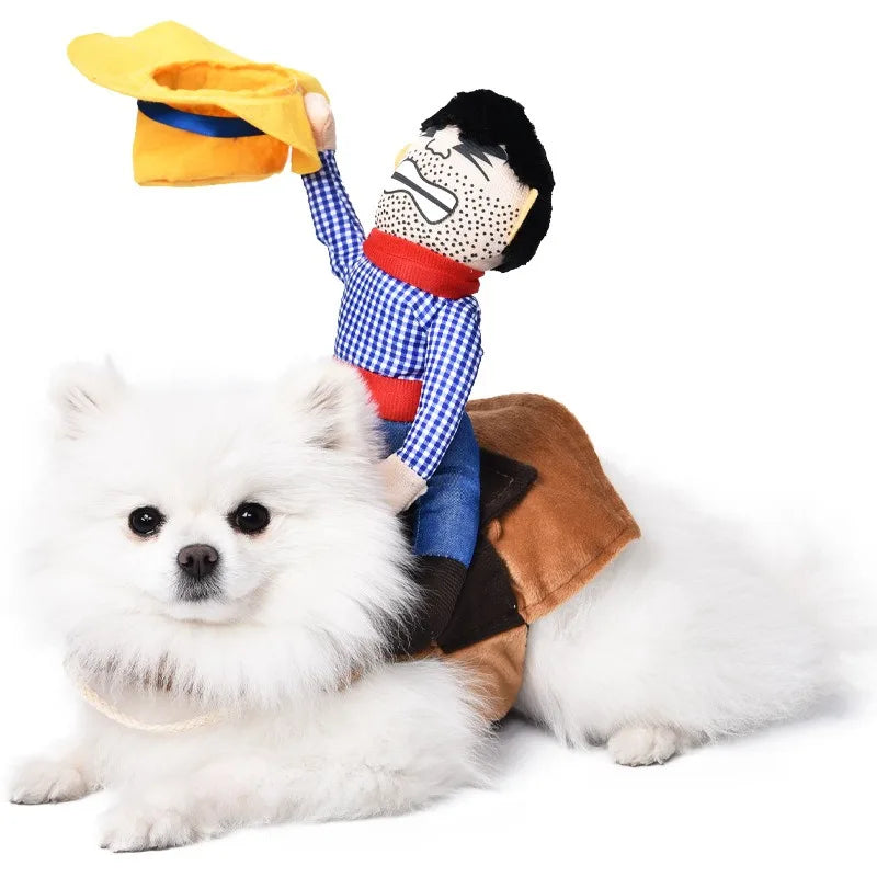 Best Selling Funny Halloween/Christmas Fun Dog Suit Funny Knife-themed Dress Pets Small Size XL Winter Polyester Modern Shirt