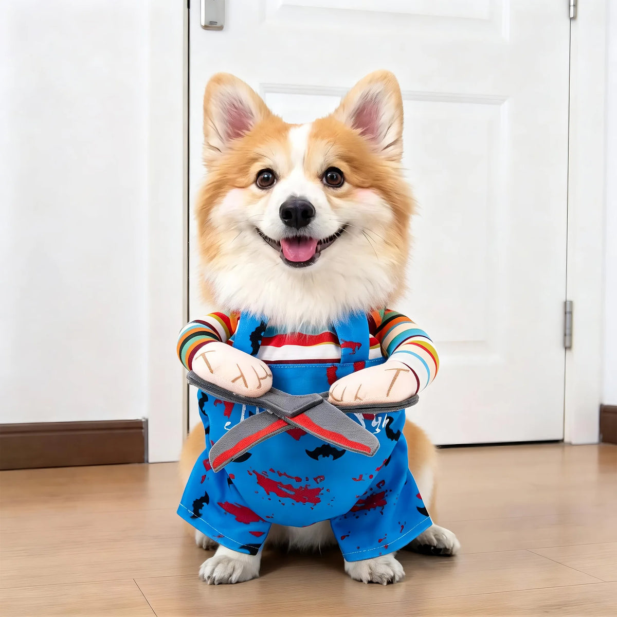 Cross-border Polyester Pet Clothing Funny Dagger-transforming Costume Halloween Pet Supplies Small Dogs Dog Clothes Fall Winter