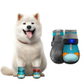 New Arrivnovative Luminous Waterproof Breathable Non-Slip Wear-Resistant Mesh Dog Shoes for All Seasonspet Shoes