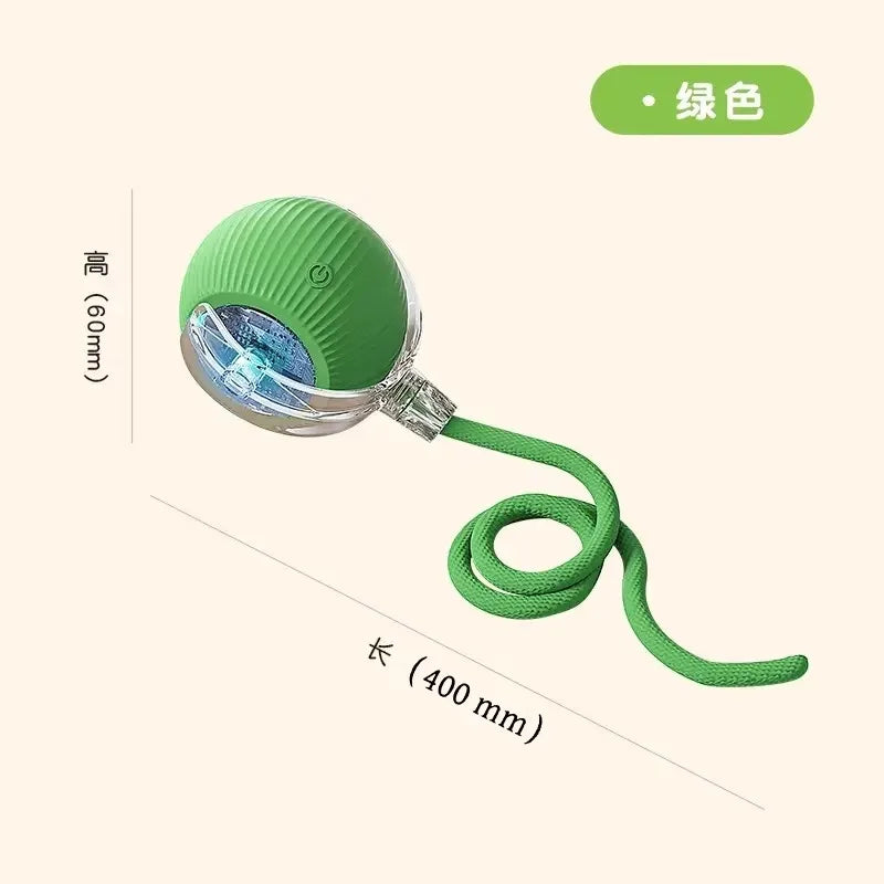 Dog Toy Automatic Walking Ball Bite Resistant Self Entertaining Pet Electric Intelligent Training Interactive Dog Jumping Ball