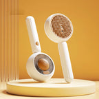 Pet Grooming Spray Massage Comb Multifunction One Button Hair Removal Brush Dog Comb Cleaning Supplies
