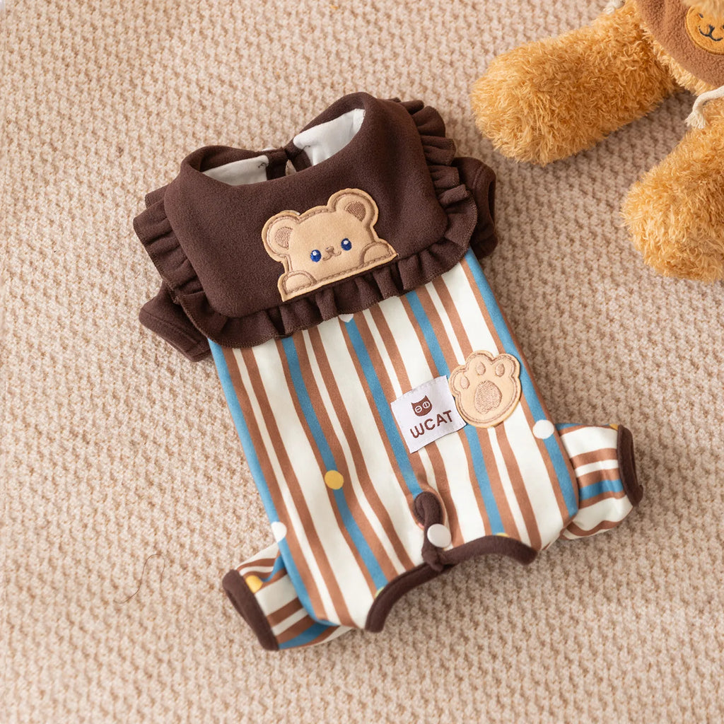 Autumn and winter cat clothes made of soft and warm fleece prevent cold Devon cat and hairless pet clothes for cat
