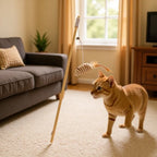 Colorful Cat Teaser Toys Set Sisal Rope Wooden Linen Cat Toy New Pet Cat Supplies Handmade Feather Bell Wooden Pole