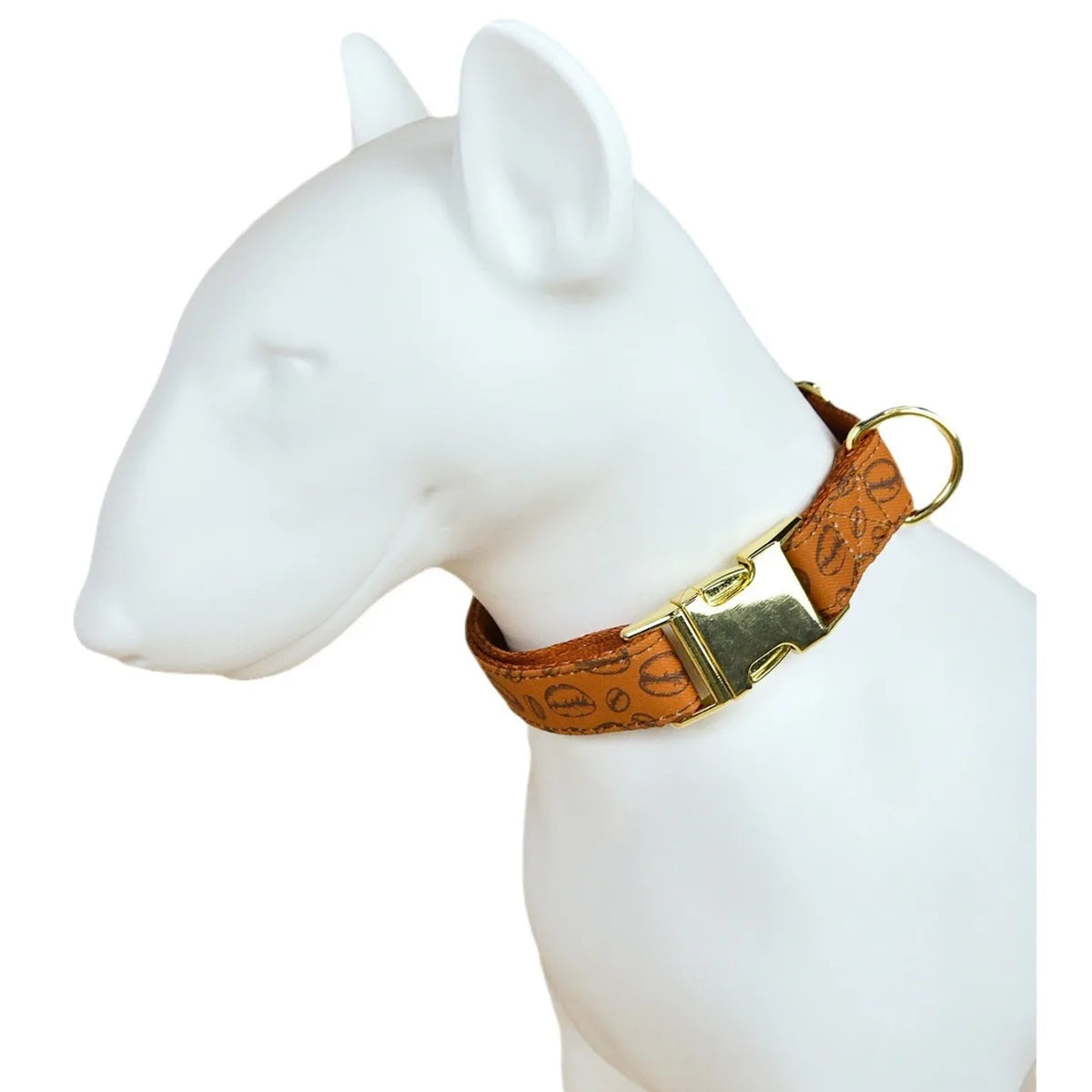 Luxury High Quality Soft Adjustable Dog Handmade Designer Pet Retractable Collar Heat Transfer Printing Pet Cute
