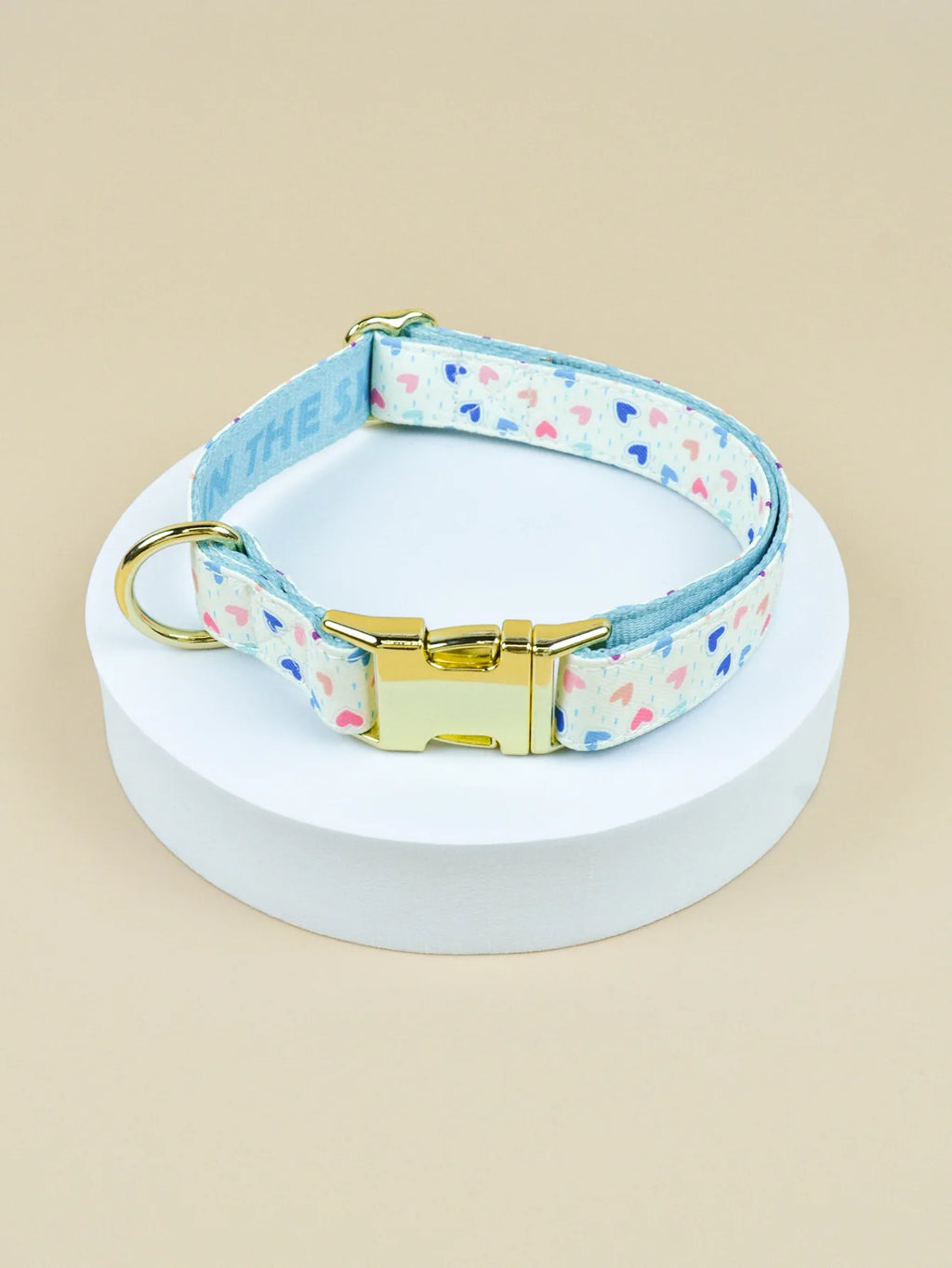 Luxury High Quality Soft Adjustable Dog Handmade Designer Pet Retractable Collar Heat Transfer Printing Pet Cute